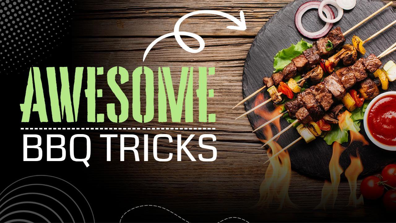 Grilling Skewers BBQ Techniques Cooking Channel YouTube Thumbnail Template