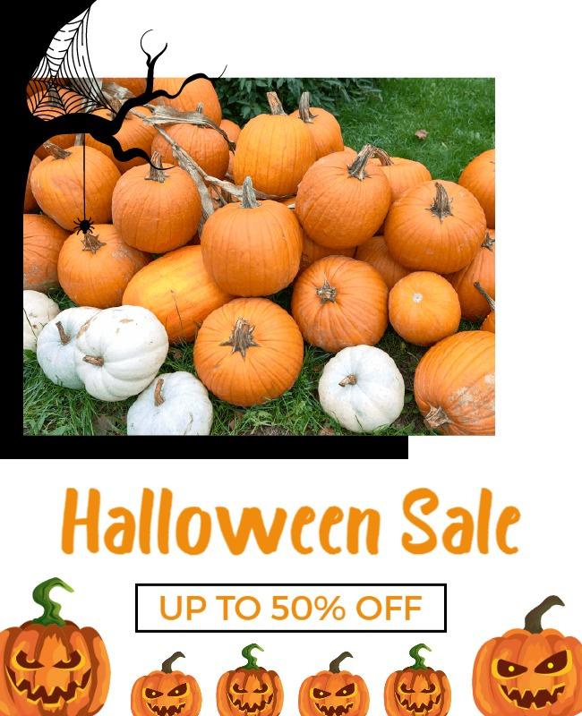 Halloween Sale Flyer Template