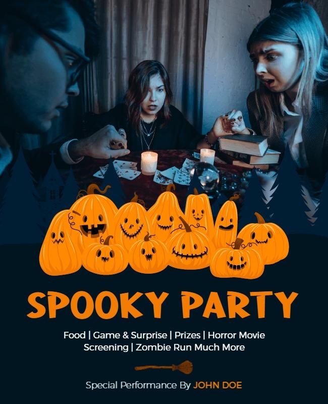 Halloween Spooky Party Flyer Template