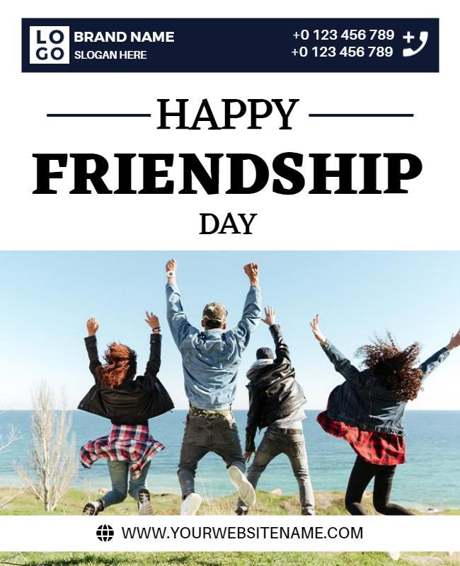 Joyful Outdoor Celebration for Friendship Day Flyer Template