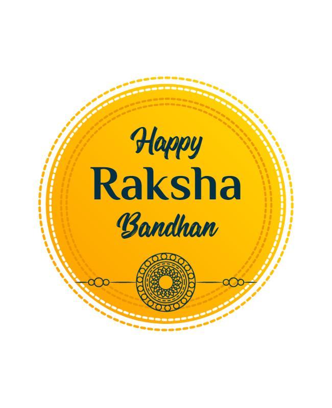 Happy Raksha Bandhan Celebration Flyer Template