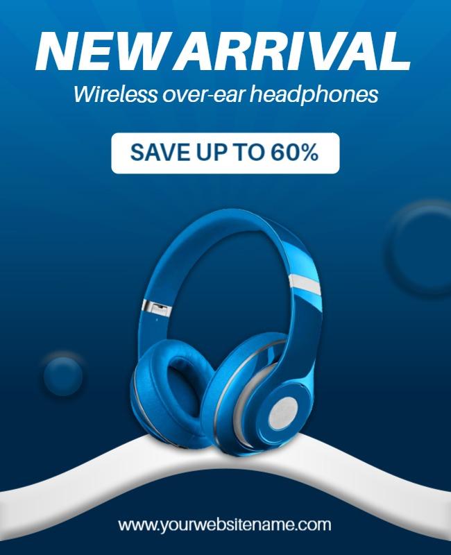 Headphone 3d Flyer Template