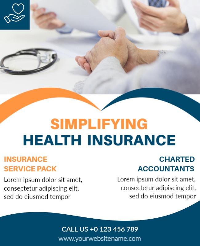 Health Insurance Service Pack Flyer Template