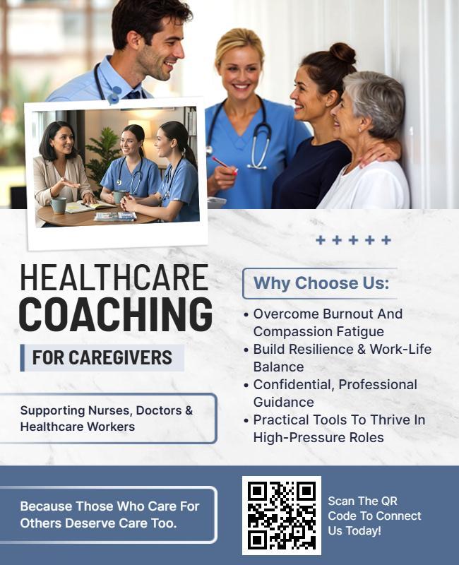 Healthcare Coaching for Caregivers Flyer Template