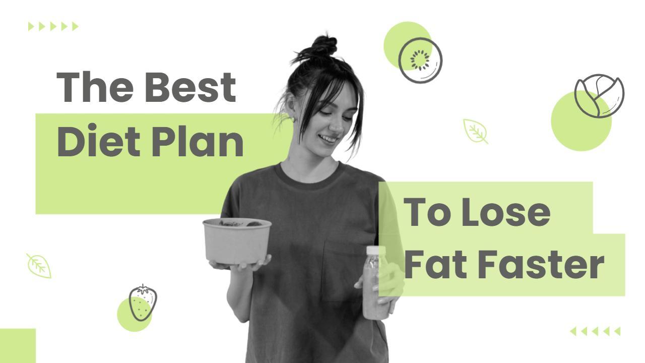 Healthy Diet Plan Tips Trending YouTube Thumbnail Template
