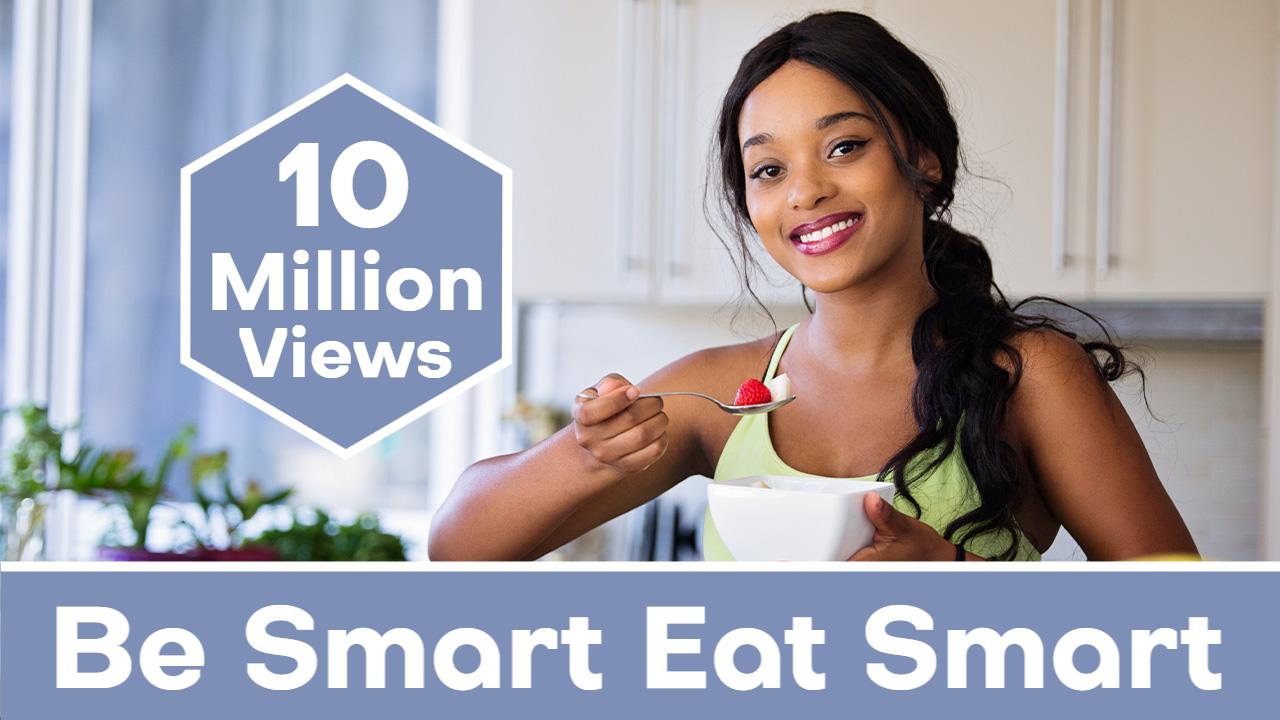 Healthy Eating Lifestyle Tips Trending YouTube Thumbnail Template