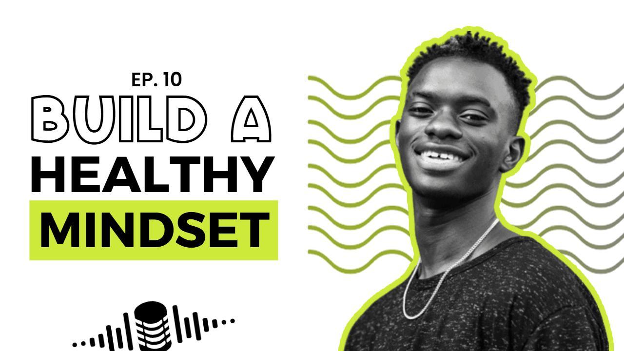 Healthy Mindset Tips Episode Trending YouTube Thumbnail Template