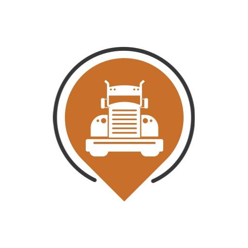 Heavy Duty Truck Illustrating Reliable Transportation Logo Template