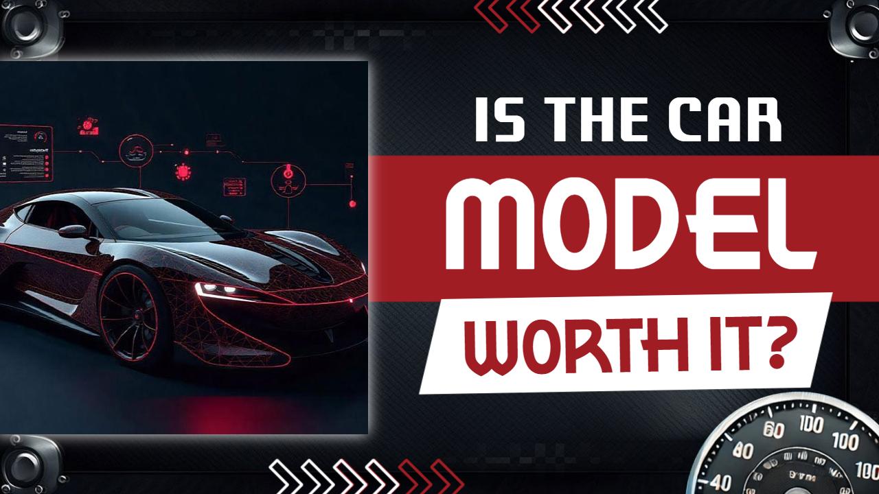 High-Tech Car Model Review Showcase YouTube Thumbnail Template