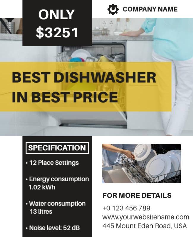 Home Appliance Sale Promotion Flyer Template