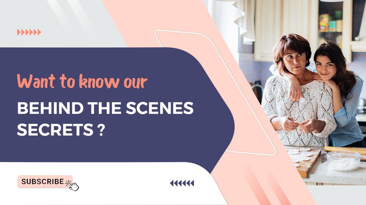 Home Cooking Behind the Scenes Secrets YouTube Thumbnail Template