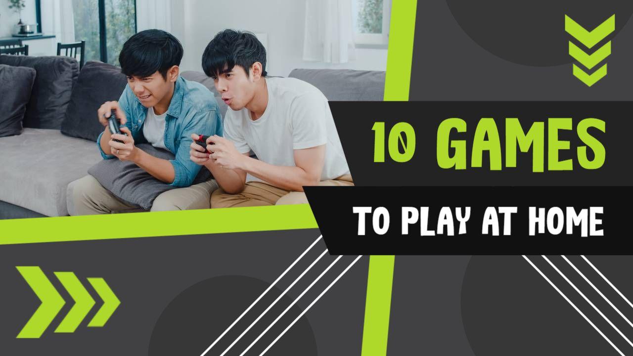 Home Gaming Fun with Friends YouTube Thumbnail Template
