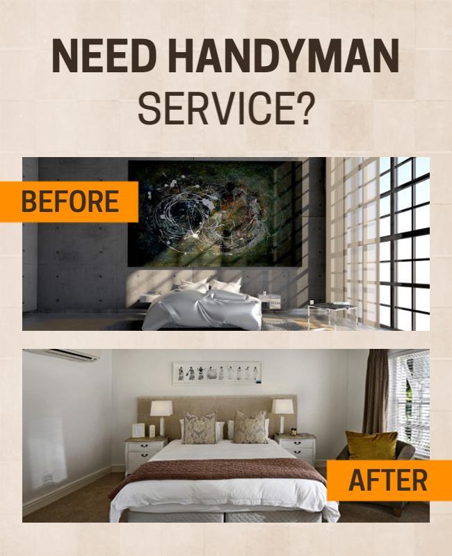 Home Improvement Handyman Service Flyer Template