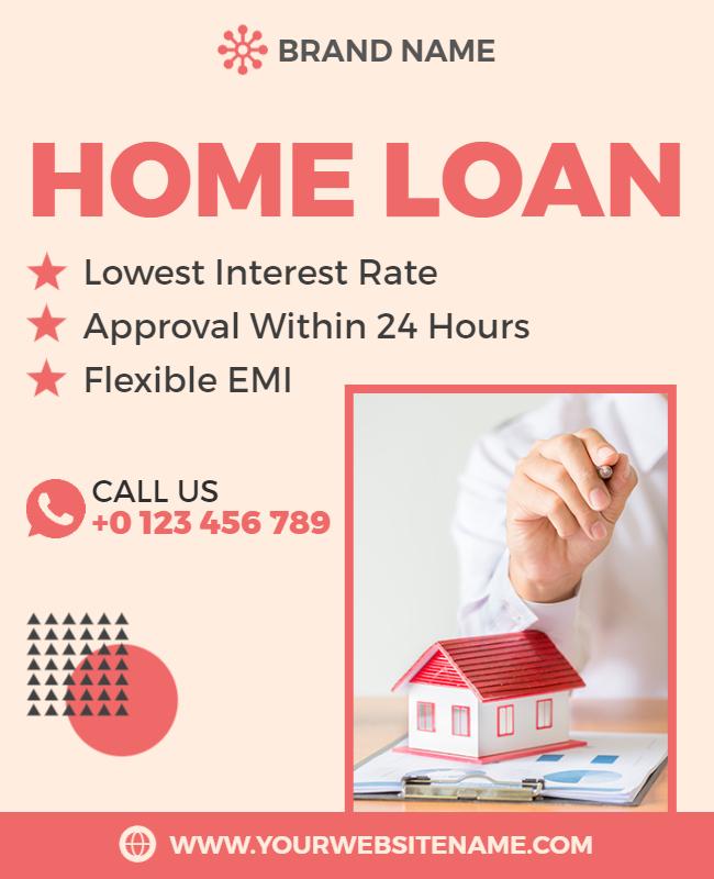 Home Loan Promotional Offer Flyer Template