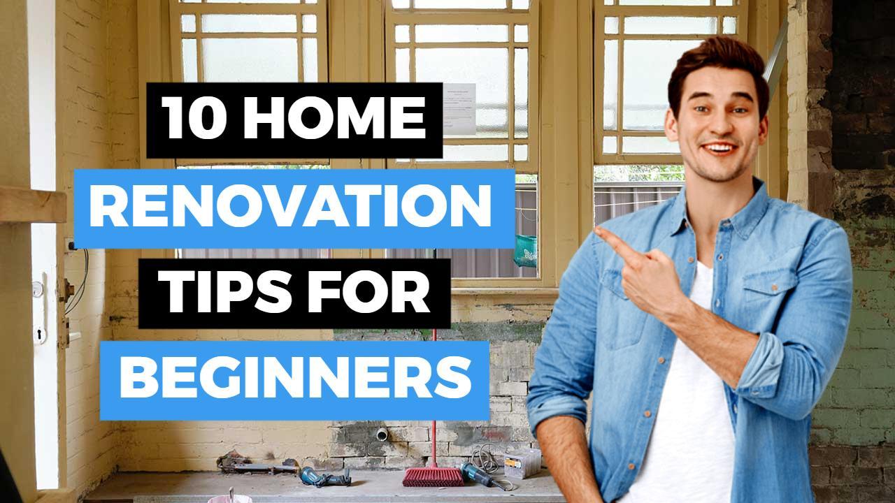 Home Renovation Tips Beginners Trending YouTube Thumbnail Template