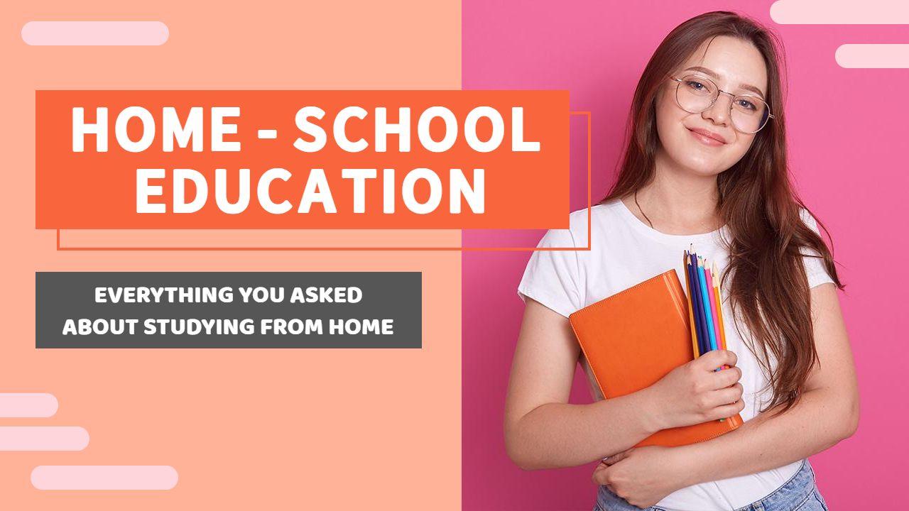 Home School Education Study Tips Trending YouTube Thumbnail Template