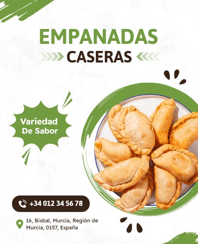 Homemade Empanadas Promotion Flyer Template