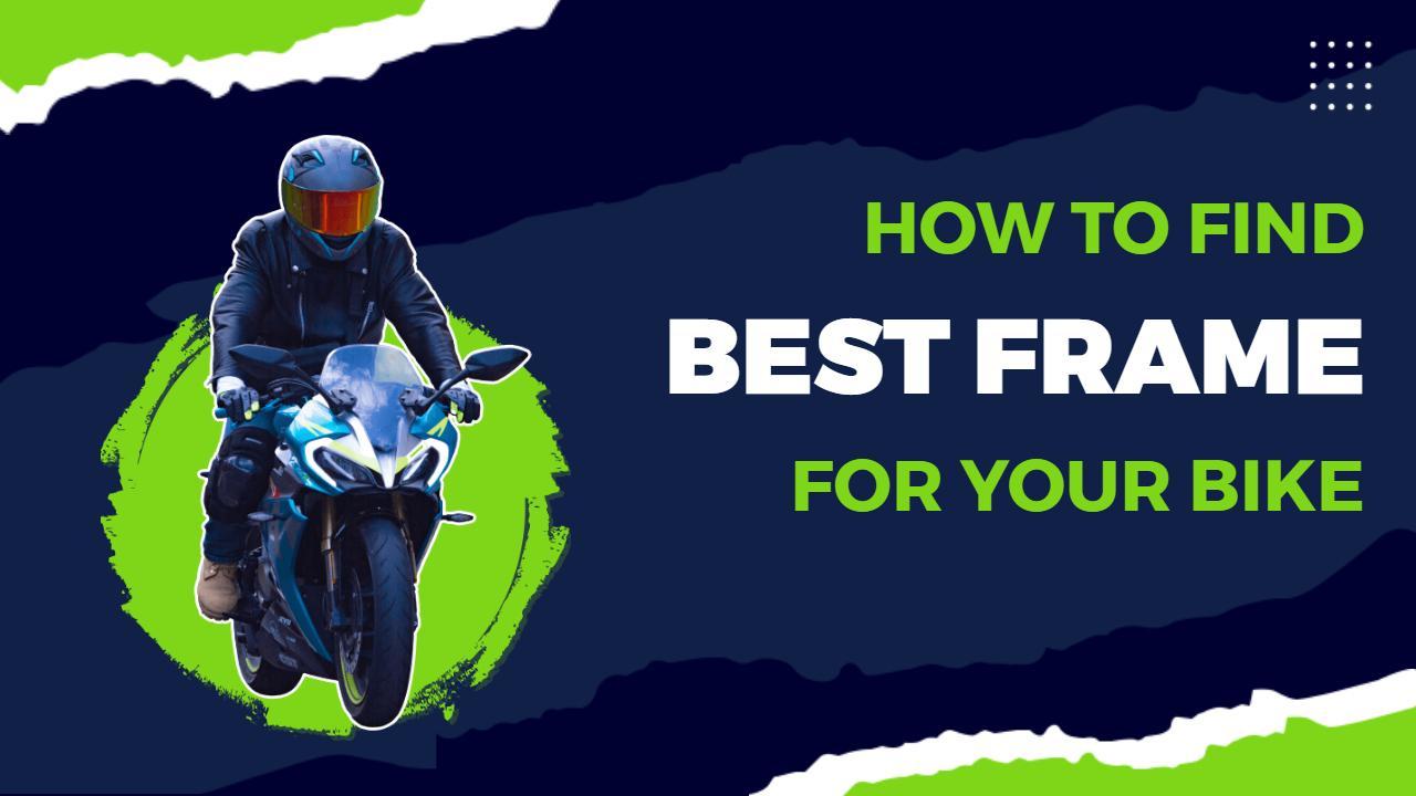How to Choose Perfect Frame for Your Bike YouTube Thumbnail Template