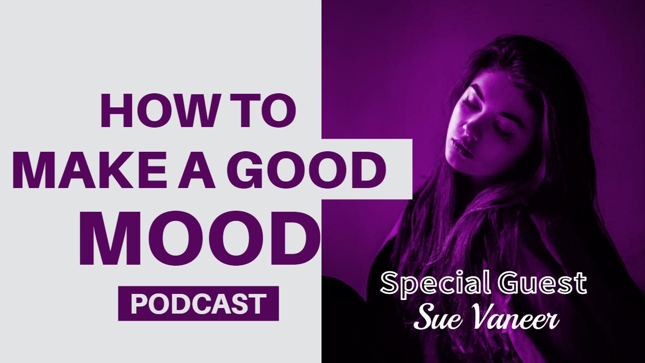How to Create a Positive Mood Podcast YouTube Thumbnail Template