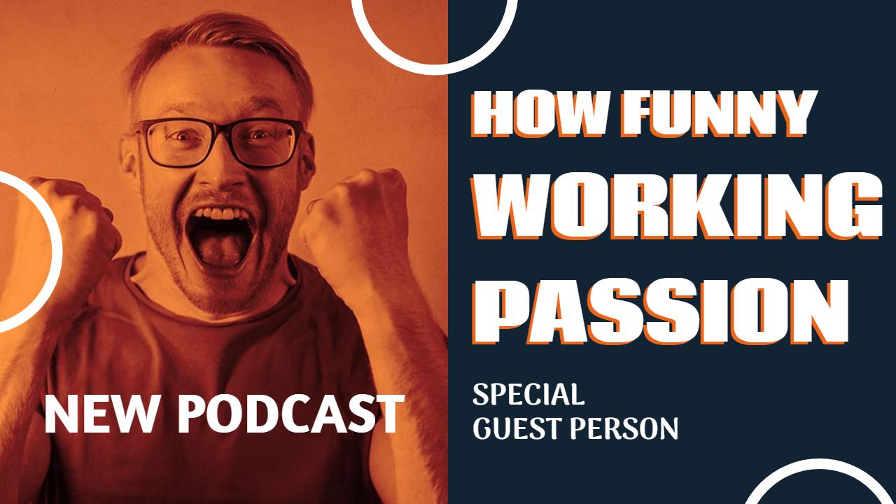 Humorous Insights on Passion Podcast YouTube Thumbnail Template