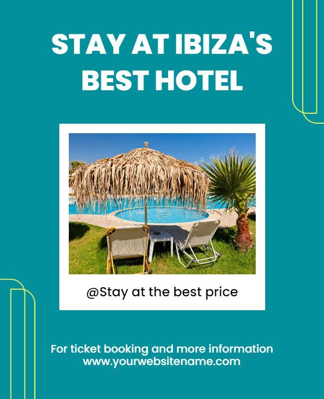 Ibiza Luxury Hotel Promotion Flyer Template