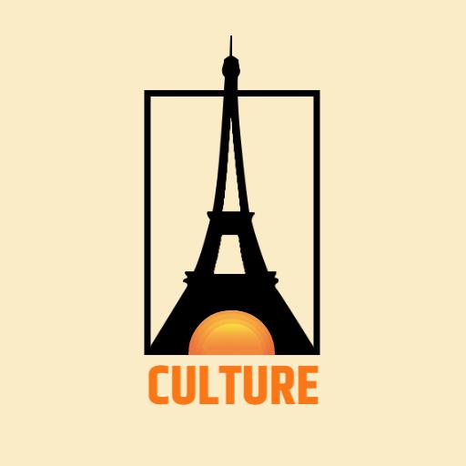 Iconic Eiffel Tower Design Celebrating Global Culture Logo Template
