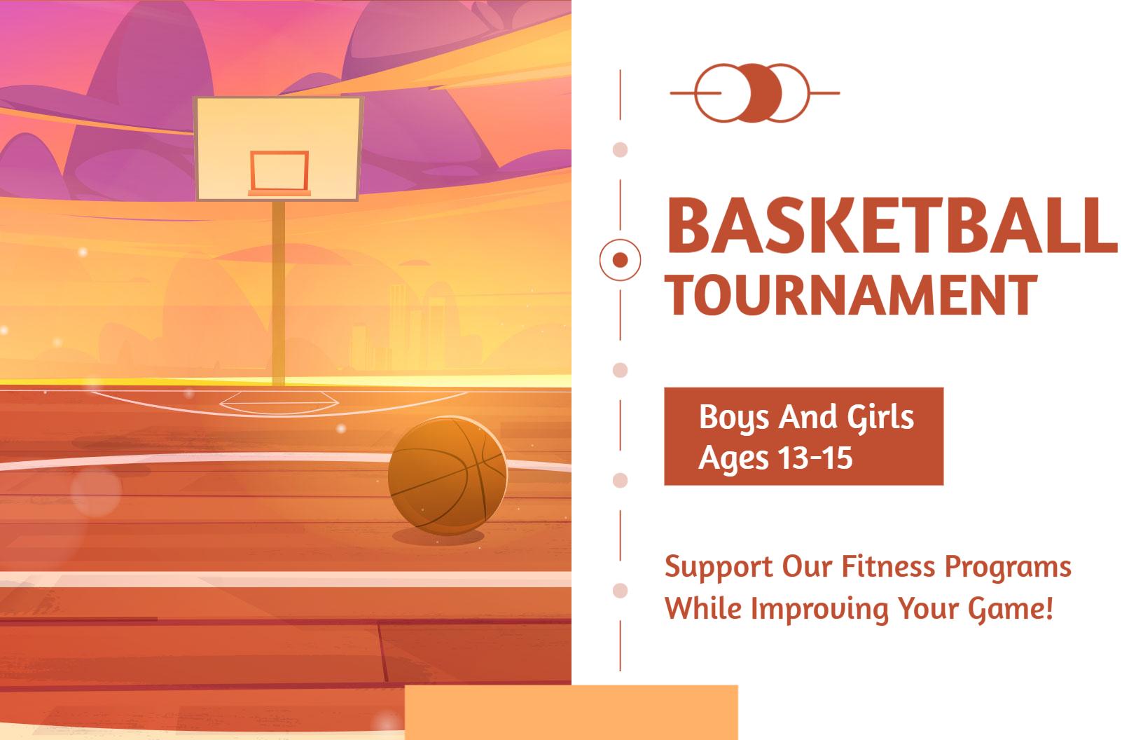 Inclusive Wheelchair Basketball Participation and Skills Brochure Template