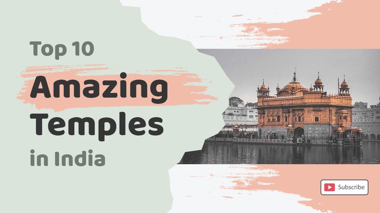 Incredible Temple Tour Highlights India Trending YouTube Thumbnail Template