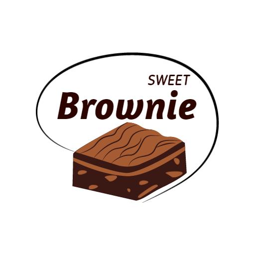 Indulge in a Deliciously Sweet Brownie Delight Logo Template