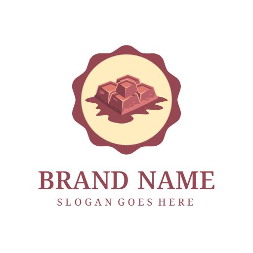 Indulge in Delicious Dark Chocolate Treats Logo Template