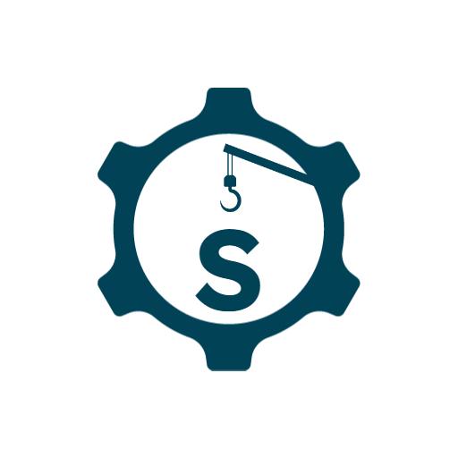Industrial Gear Design Featuring Alphabet S Logo Template