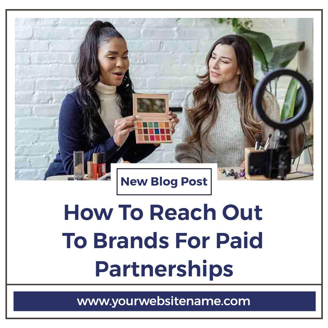 Informative Business Strategy for Paid Brand Partnerships Ad Template