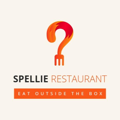 Innovative 3D Food Design Symbolizing Restaurant Experience Logo Template