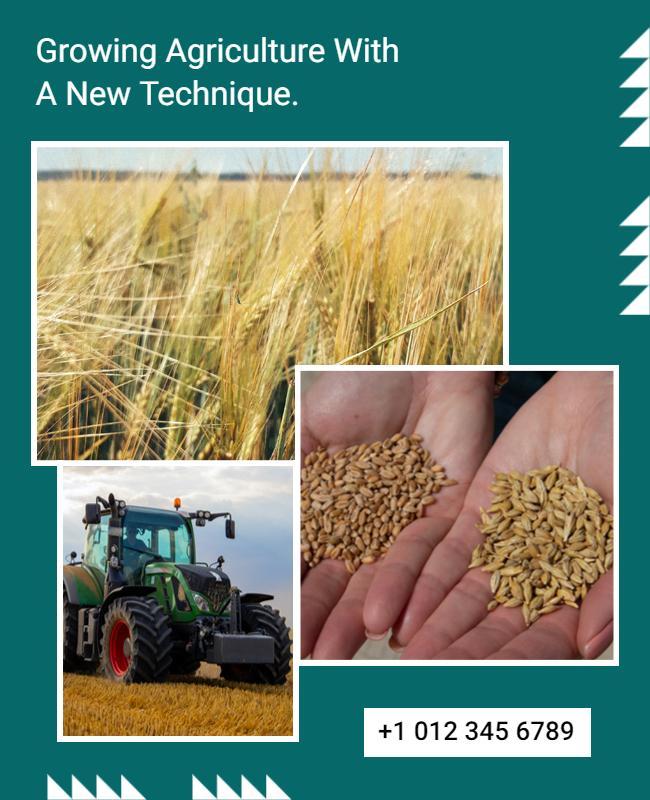 Innovative Agriculture Techniques Promotion Flyer Template