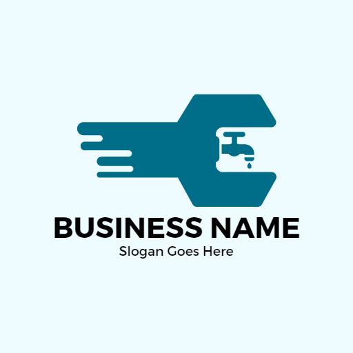 Innovative Aqua Design for Reliable Plumbing Services Logo Template