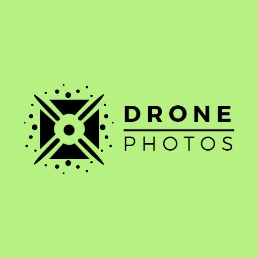Innovative Black Drone Design Perfect for Aerial Photography Logo Template