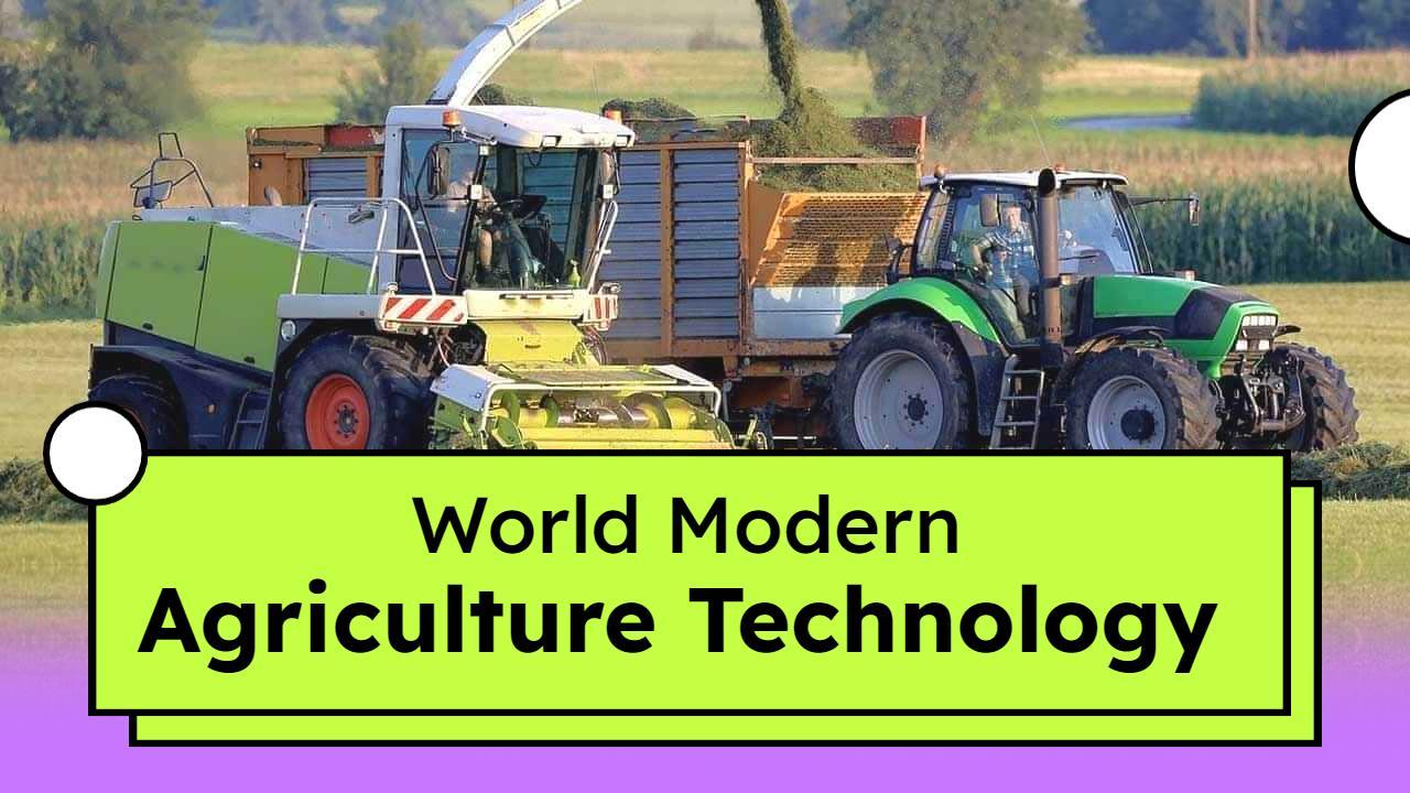 Innovative Farming Equipment Agriculture Technology YouTube Thumbnail Template