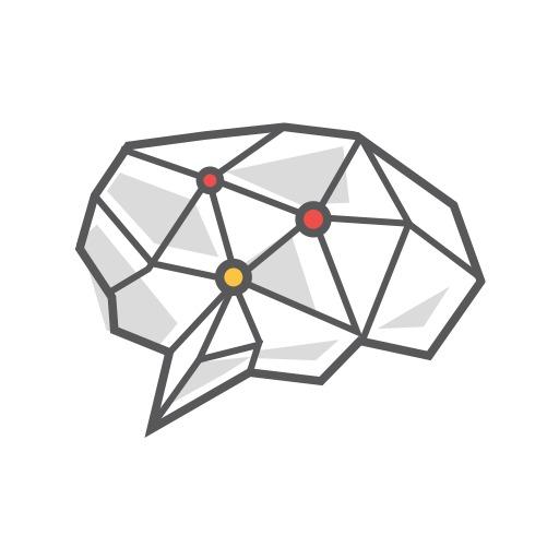 Innovative Geometric Brain Design for Technology Solutions Logo Template