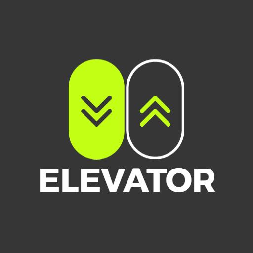Innovative Green Elevator Button Design for Modern Elevators Logo Template