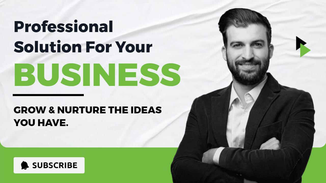 Innovative Growth Strategies for Your Business YouTube Thumbnail Template