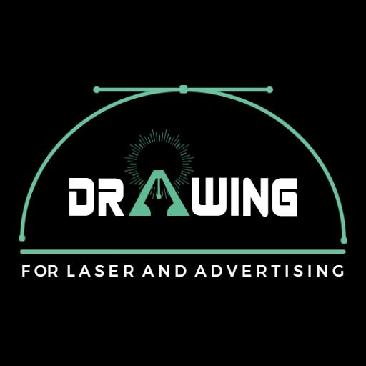 Innovative Laser and Advertising Drawing Design Logo Template