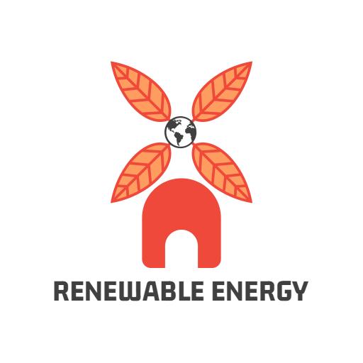 Innovative Leaf and Globe Design for Renewable Energy Logo Template
