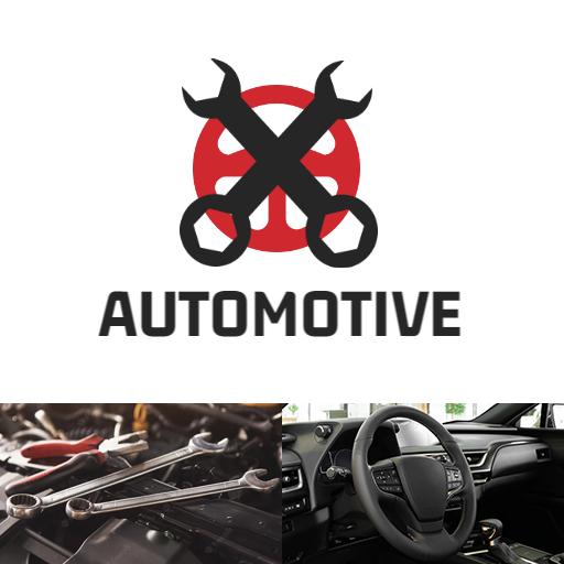 Innovative Mechanic Tools and Car Interior Design Logo Template