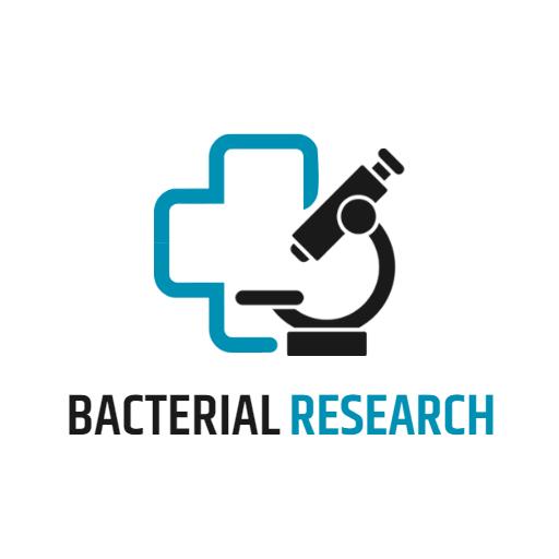 Innovative Microscope Design for Bacterial Research Logo Template