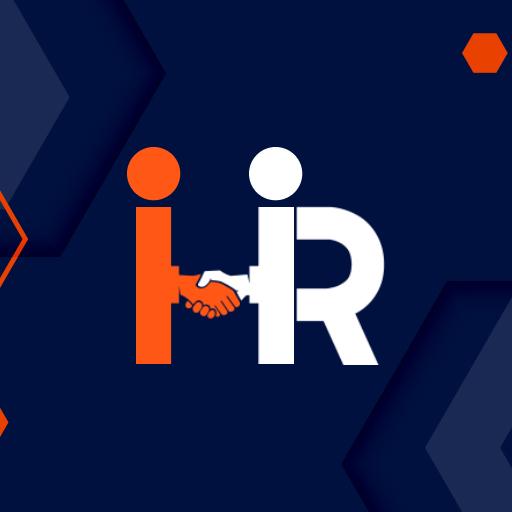 Innovative Orange and White Design Showcasing HR Collaboration Logo Template