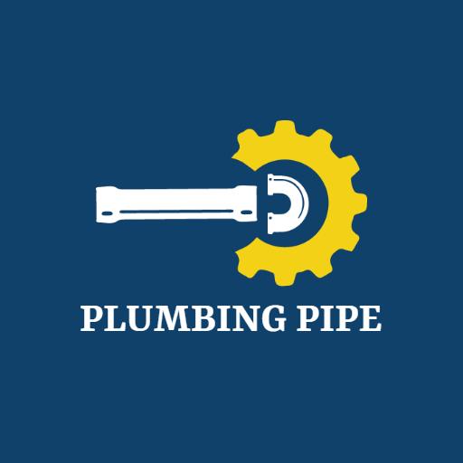 Innovative Pipeline Design Featuring Gear and Pipe Elements Logo Template