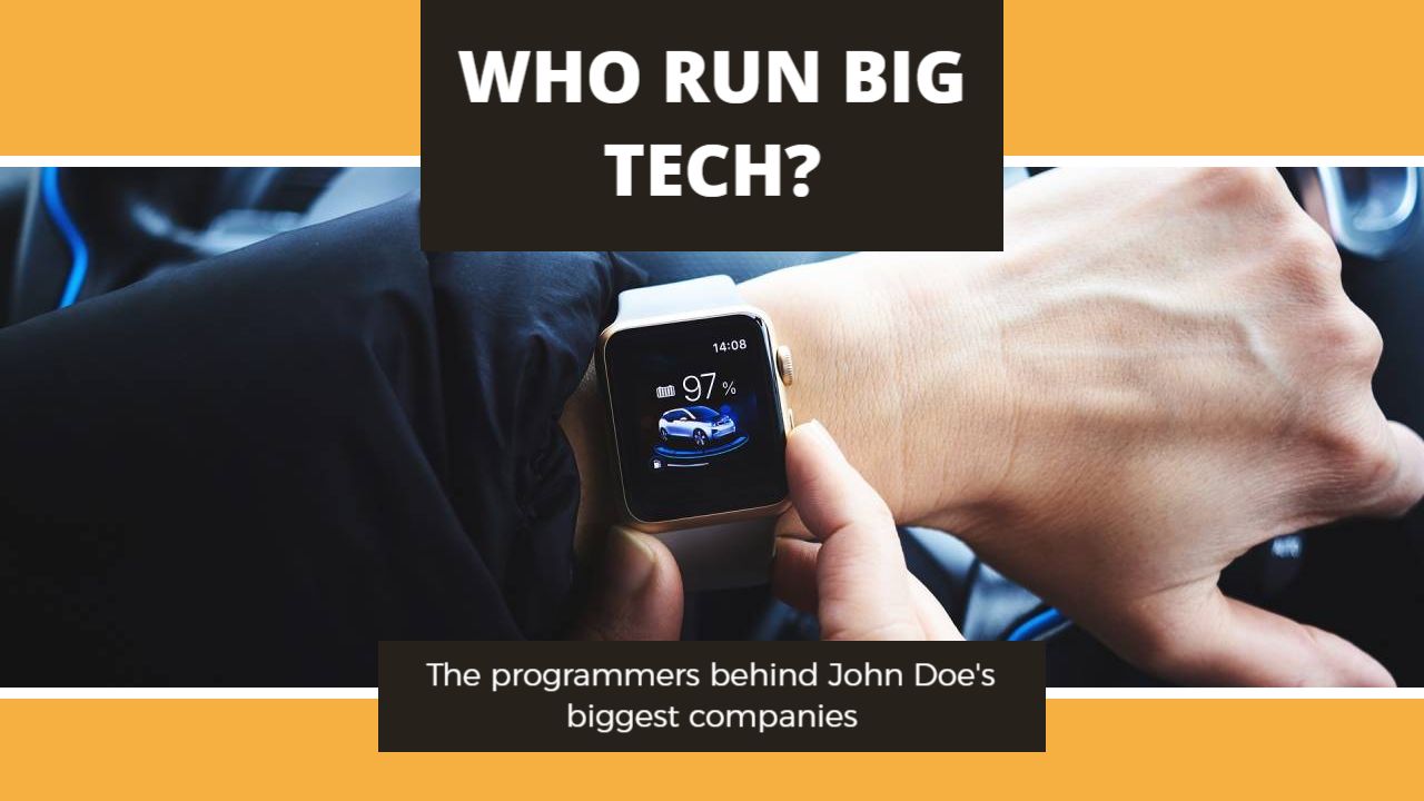 Innovative Programmers Behind Big Tech Companies YouTube Thumbnail Template