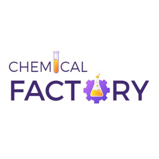 Innovative Purple Chemical Laboratory Creating New Solutions Logo Template