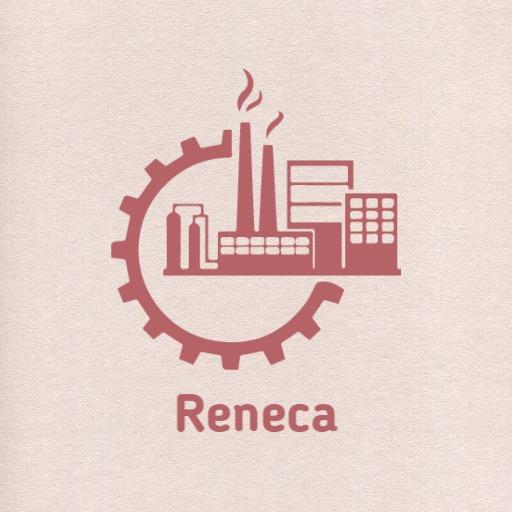Innovative Red Gear Design Representing Industrial Sector Logo Template