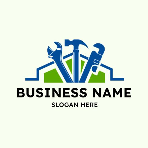 Innovative Tools and Equipment for Plumbing Services Logo Template